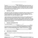 Massachusetts Last Will and Testament Form