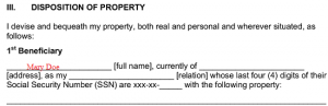 New Jersey Last Will and Testament Form - Will Forms : Will Forms